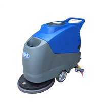 威卓手推式洗地機WZ-X2b工廠用電瓶式洗地吸干機